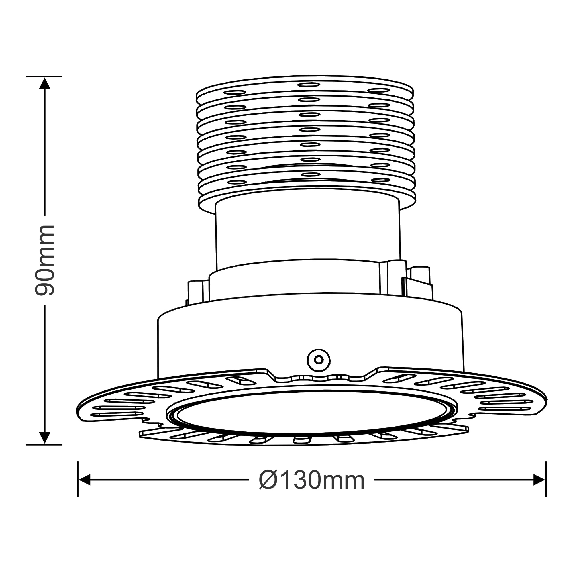 Basy 11 Recessed Ceiling Luminaires Dlux Round Recess Ceiling